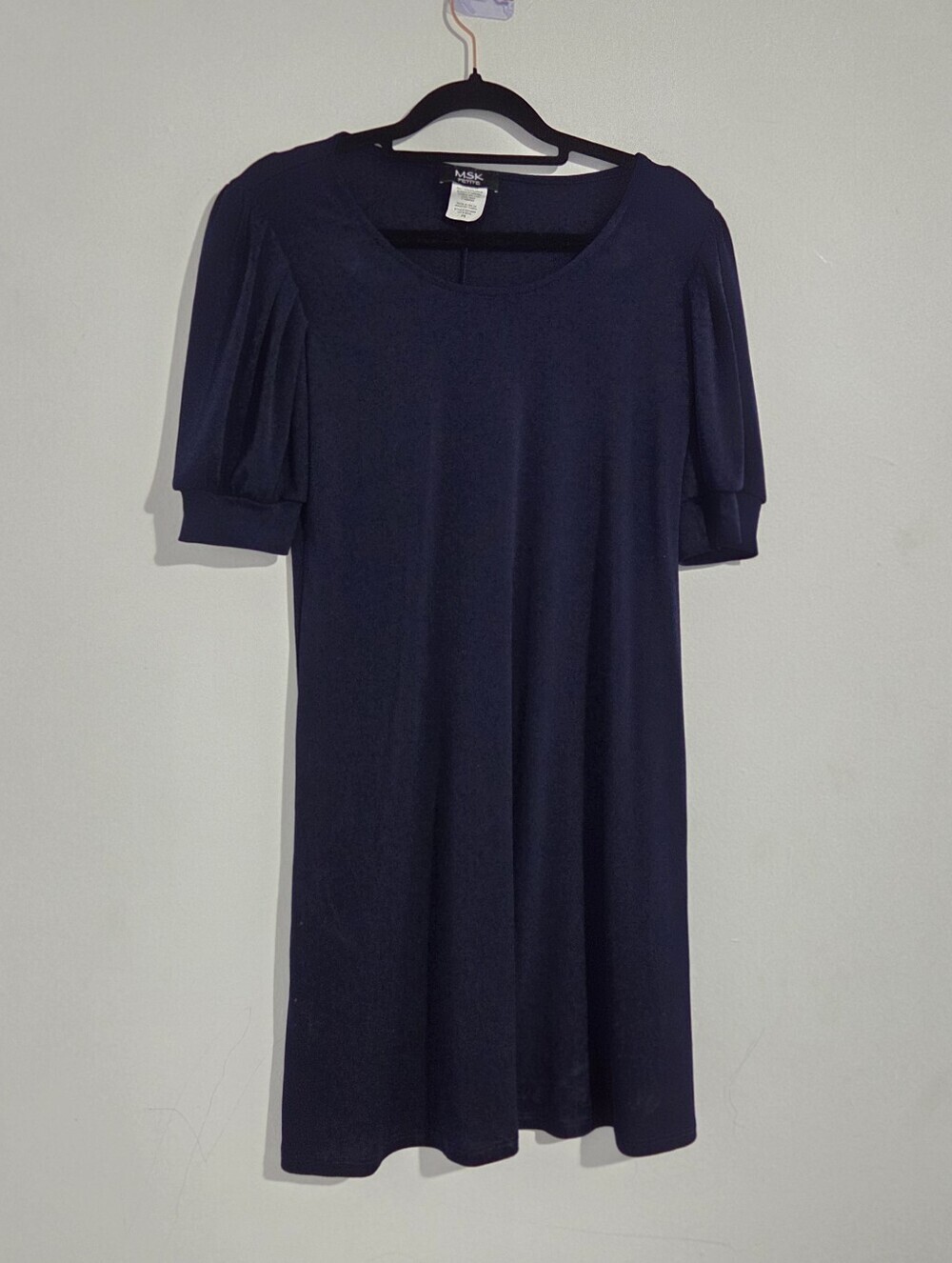 MSK Cuffed Sleeve Mini Dress